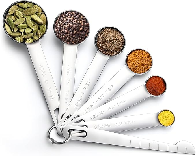 Measuring Spoons, Measuring Spoons Set, AOOSY 7Piece Heavy