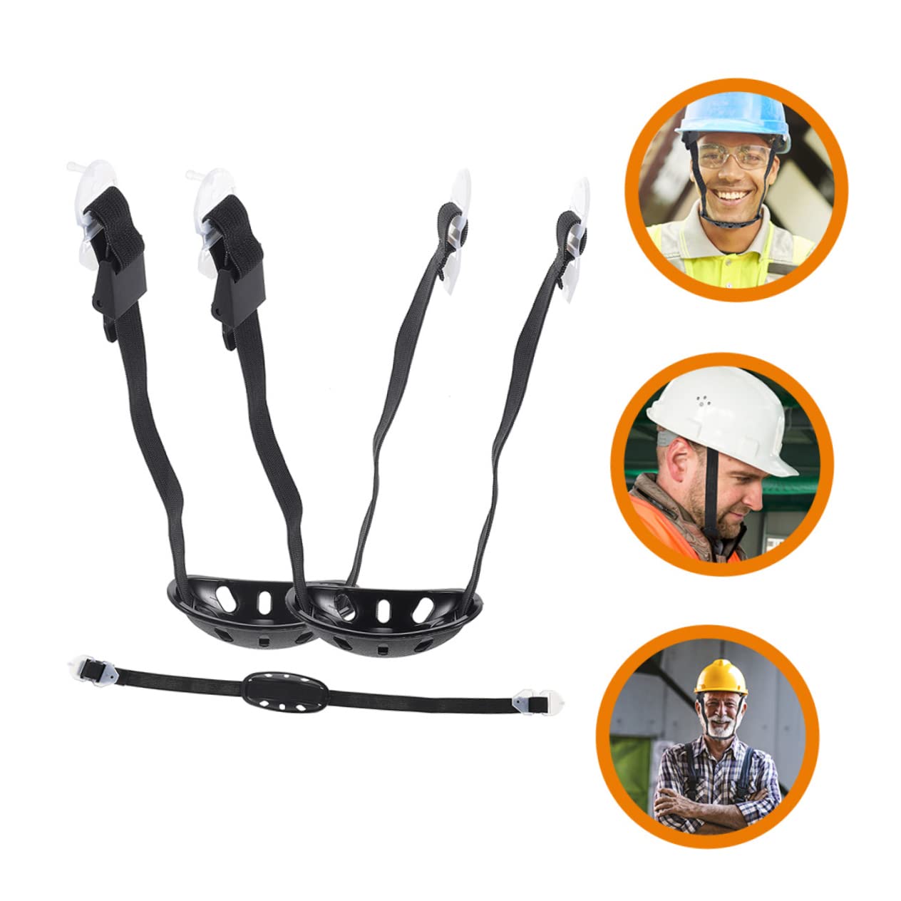 BESPORTBLE Barboquejo De Casco Chin Strap Casco De Bateo De Softbol Gorras Orejeras Correas De Barbilla para Profesional Correa para La Barbilla Poliéster Black