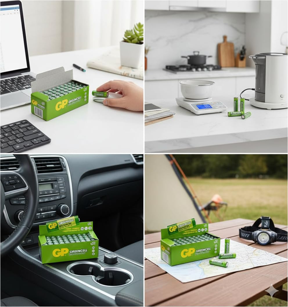 Gp Green Cell Aa bateria - bardzo wytrzymała, 40 sztuk