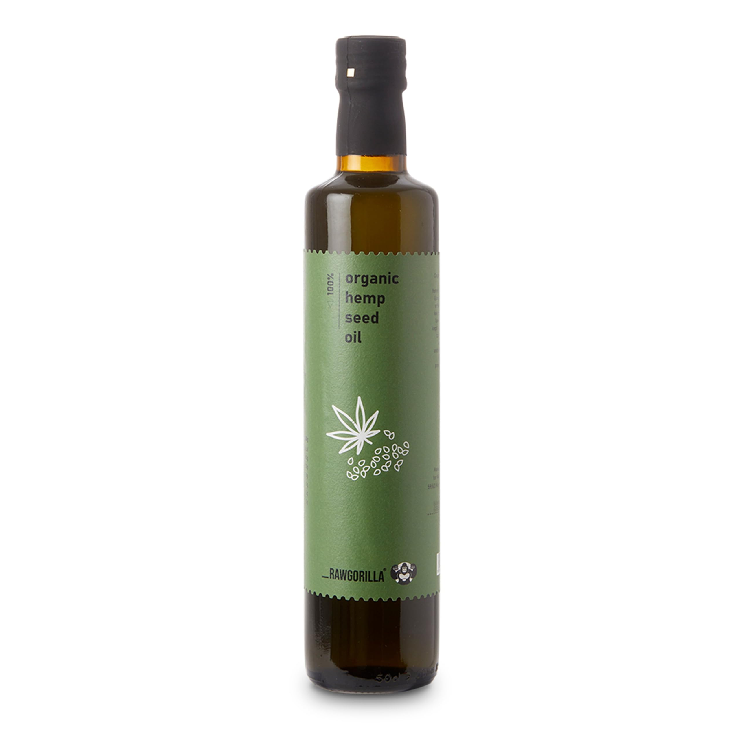 Organic Hemp Seed Oil-Cold Pressed - 500ml - RAWGORILLA