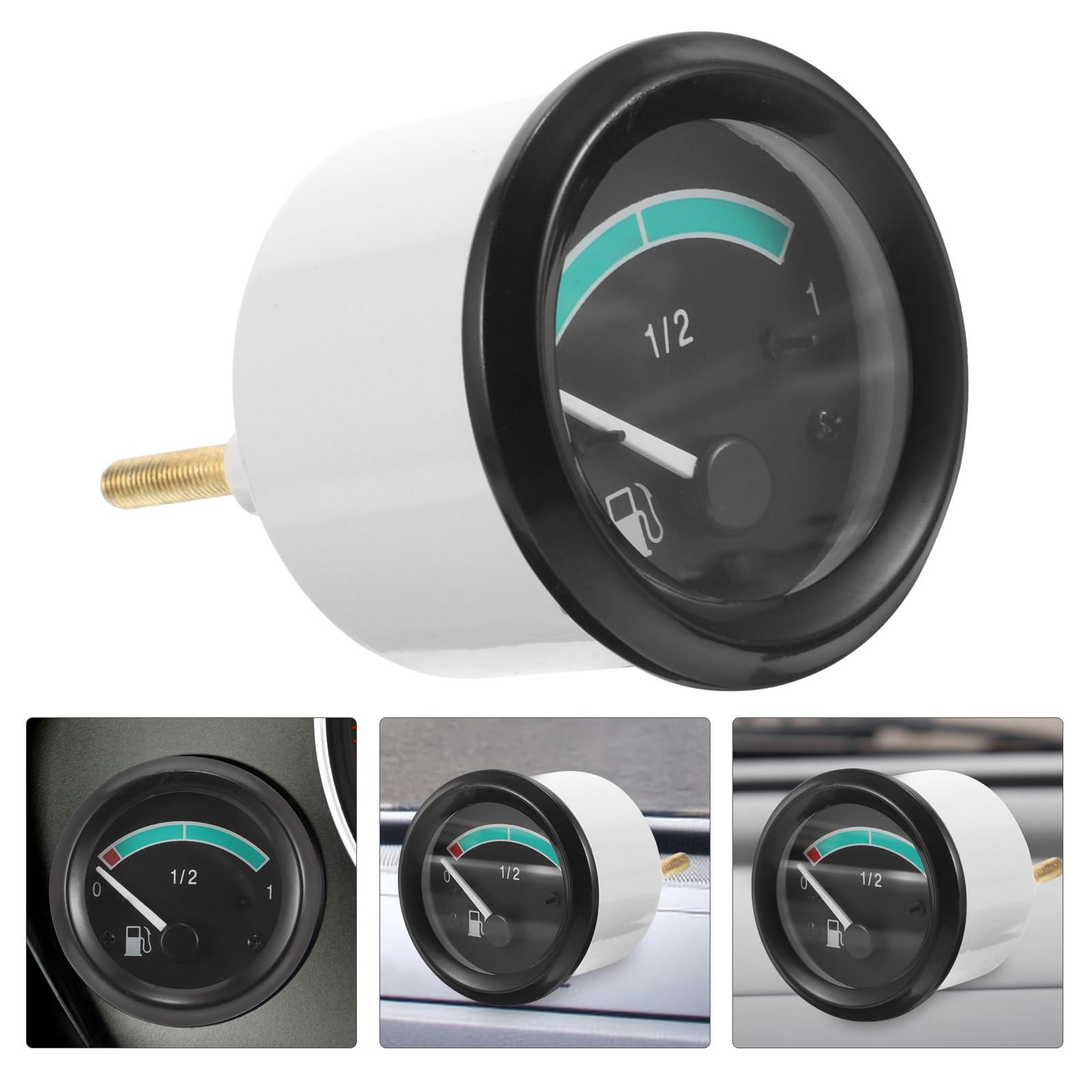 Gadpiparty Jauge de Niveau Carburant pour Véhicule Industriel Remplacement Facile Indicateur Précis pour Réservoir Voiture et Camion