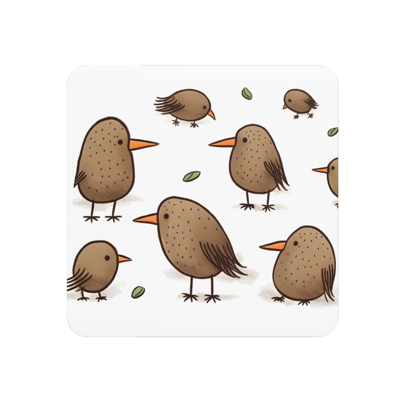 Kiwi Birds Cute Fridge Magnets Cute Strong Refrigerator Magnets Fun Magnet for Locker Office Whiteboard Decor, Door Magnets Decorative Magnetic Stickers for Home Decor