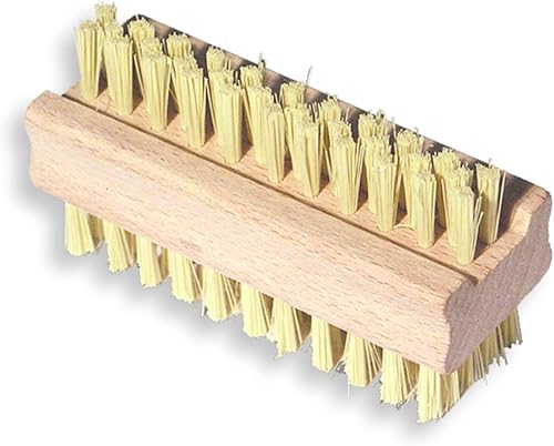 York Cepillo de Uñas y Manos de Madera - Doble Cara para Limpieza Profunda, Exfo