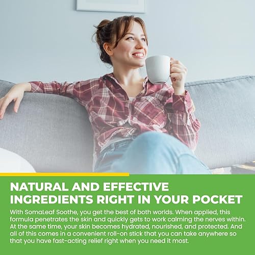 Miniatura 2 de Calma, aceite de cáñamo roll-on de 1500 mg, extra fuerte, comodidad natural para músculos, caderas, articulaciones, cuello, espalda, codos, dedos,