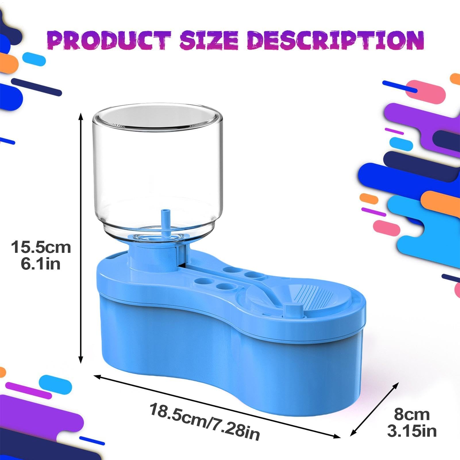 Yorajuy Paint Brush Rinser Multifunctional Cleaner for Acrylic and Water Based Paint Product Image 5