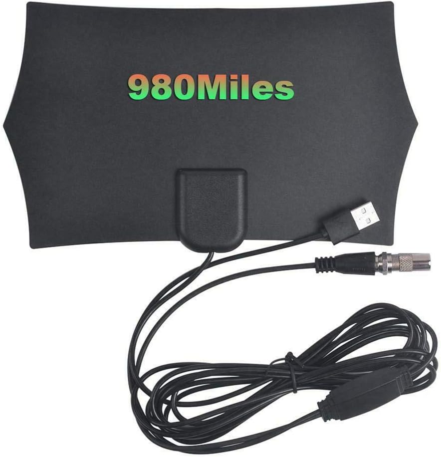 980 4K Digital HDTV Indoor TV Antenna with Amplifier Signal Booster TV Radius Surf Fox Antena HD TV Antennas Aerial