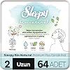 Sleepy Bio Natural Premium Plus Günlük Ped Uzun 64 Adet Ped