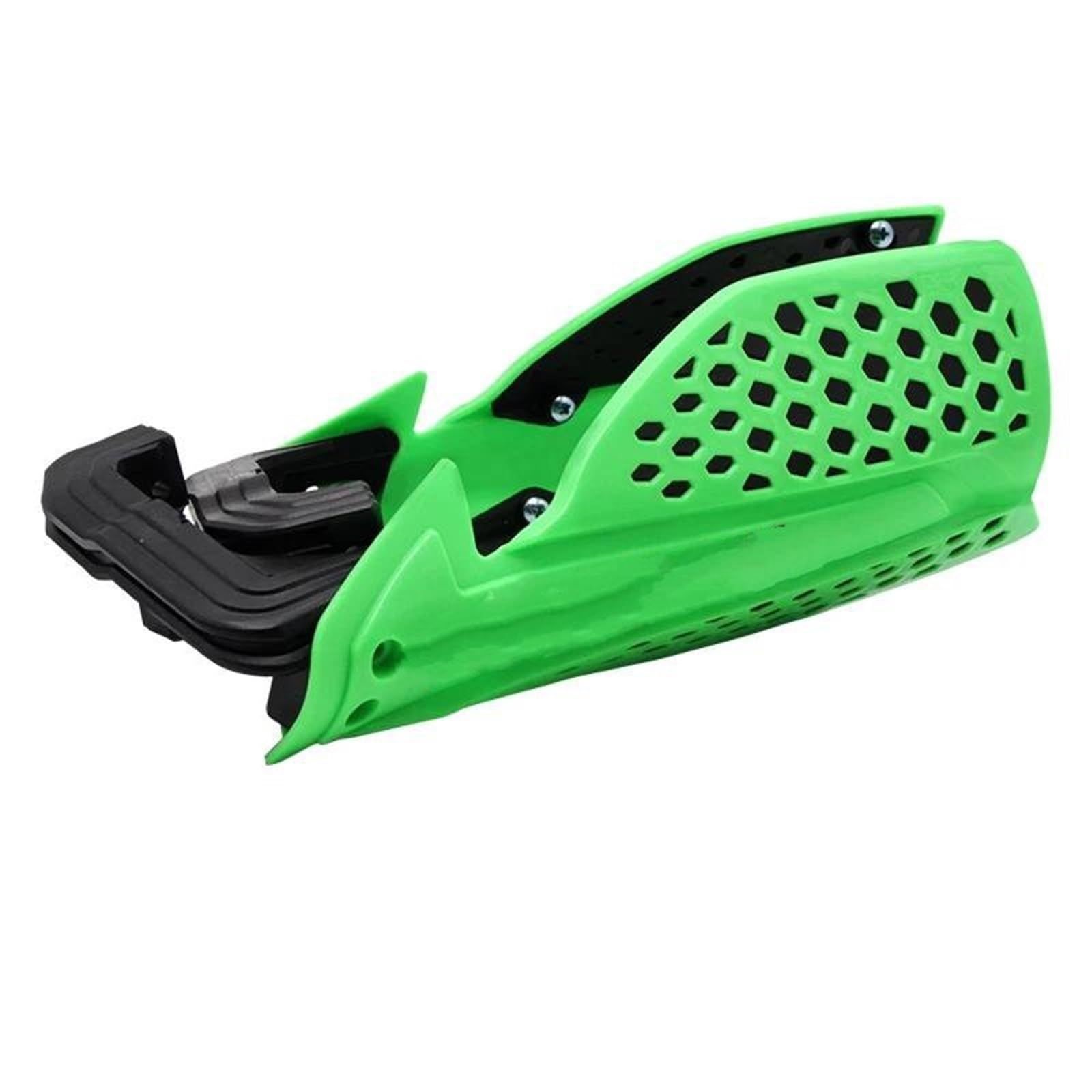 HDHCSCAGH Motorcycle Handguard Shield Universal 22mm Hand Guard Handguard Shield Windproof Motorcycle Protector Modification Protective Handlebar Protection Covers(Green black)