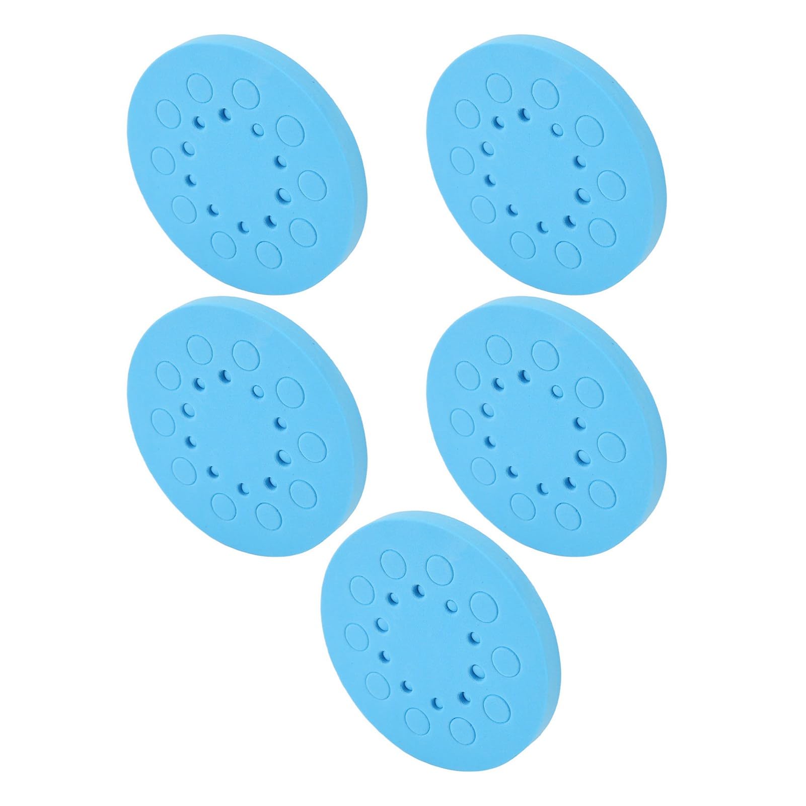 Foam Test Tube Holder, Round Centrifuge Tube Holder 5pcs for 2ml Tubes for 1.5ml Tubes (Blue 20 Holes)