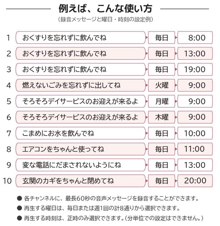 Amazon.co.jp: 群馬電機 時間だよ！おしらせとうばん 本体単品 MC-U01