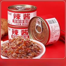 2 flavors Handmade fresh chili sauce 80g*3/6can,hot pot dipping,Instant Spicy soybean chili paste,Instant Mushroom seasoning dish,Mixed noodle,China Condiment,special snacks Fresh pepper sauce,6 can