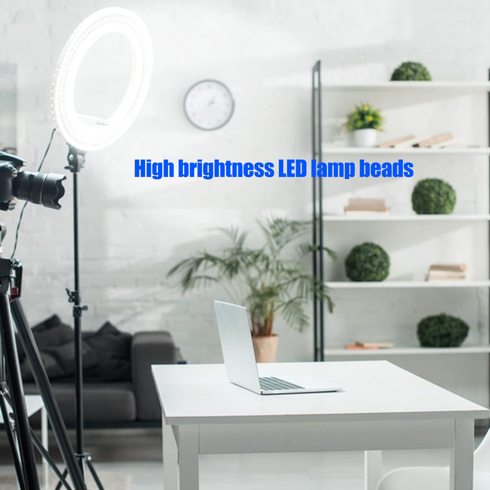 Kreisförmiges LED-Lichtpaneel, Ringförmige LED-Lampenplatine, Runde Ersatz-LED-Lampenplatine, USB-Aufladung, Ringförmige LED-Lampe, Leuchten, Kreisförmiger LED-Docht, 29 cm,