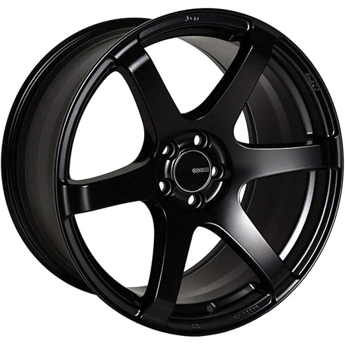 Enkei 485-780-6535BK T6S Tuning Wheel 17x8 +35 5x114.3 Black Paint