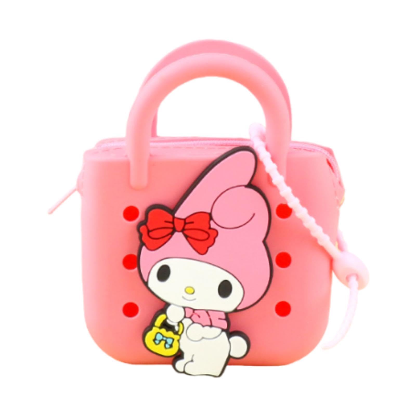 Little Purse Portable Compact Present for s Washable Kids Purse Dark Pink-image-33