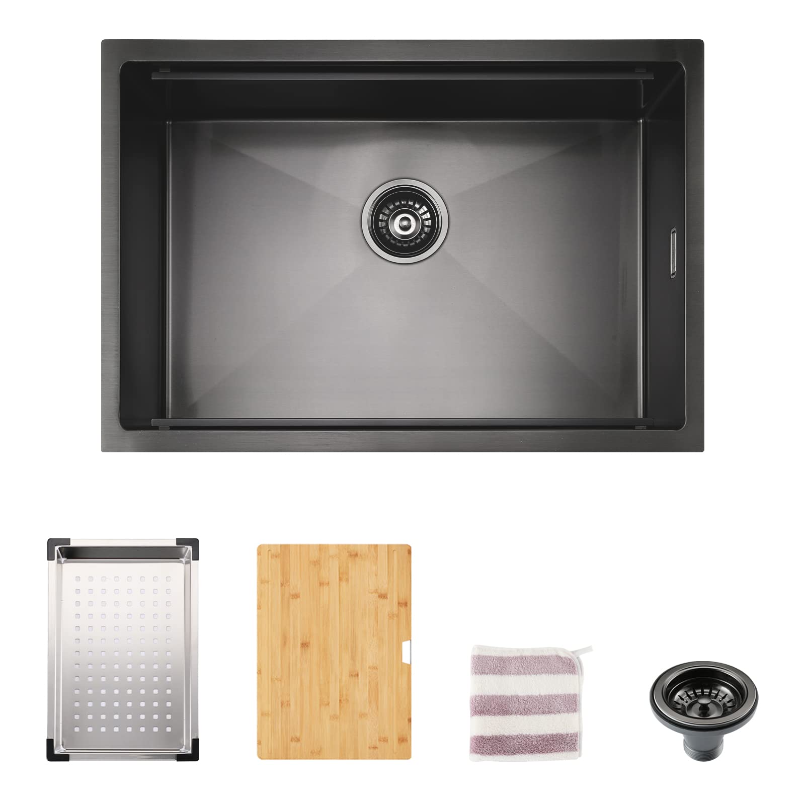 Buy TORVA Undermount Kitchen Sink 1.2mm Black Ceramic Nano Coating