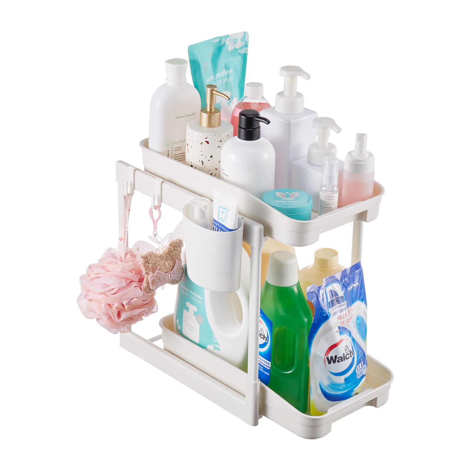 Under sink organizers, Pull Out Organizer 2 Tier Under Bathroom