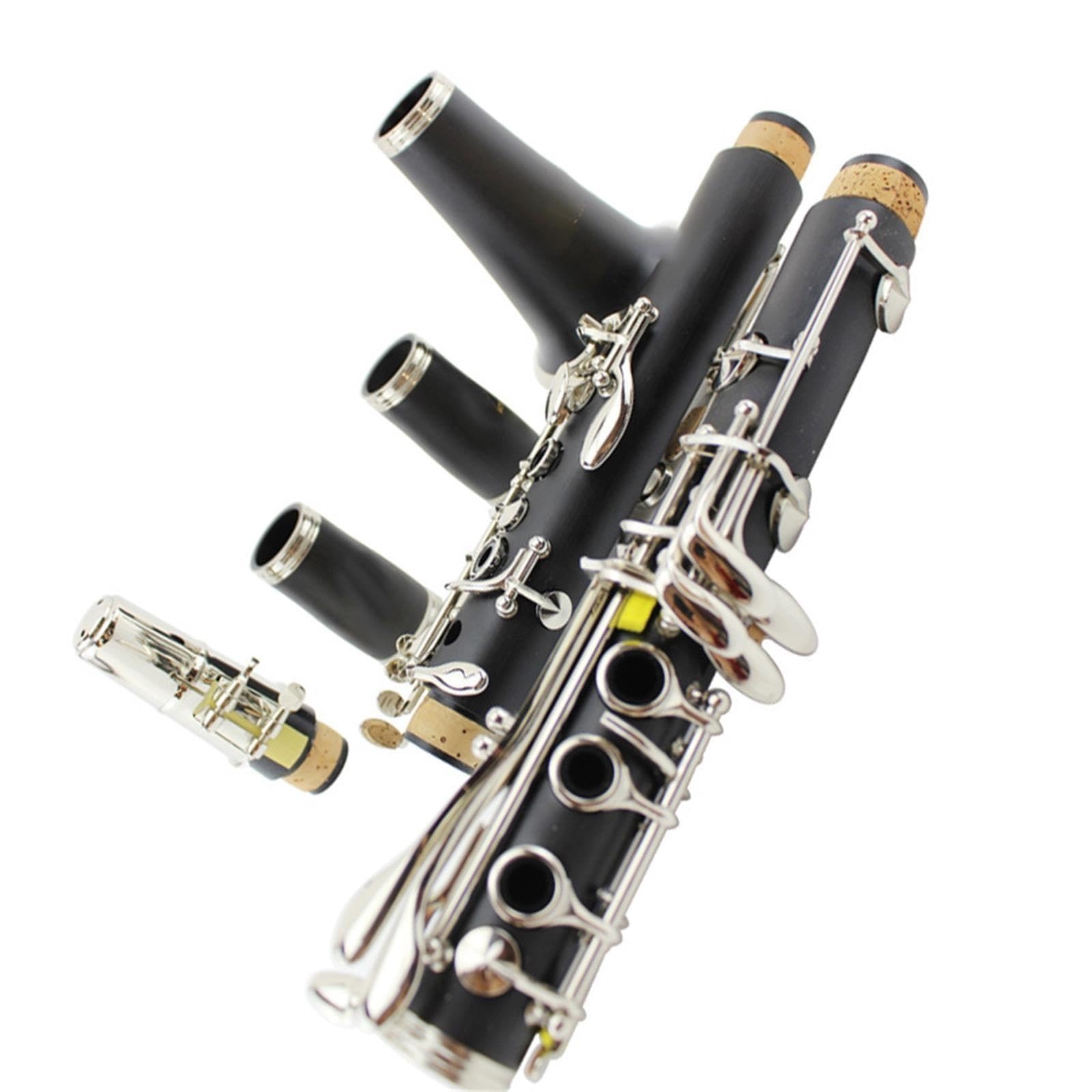Clarinete Bajo Clarinete Ebonita 17 Teclas Si Bemol