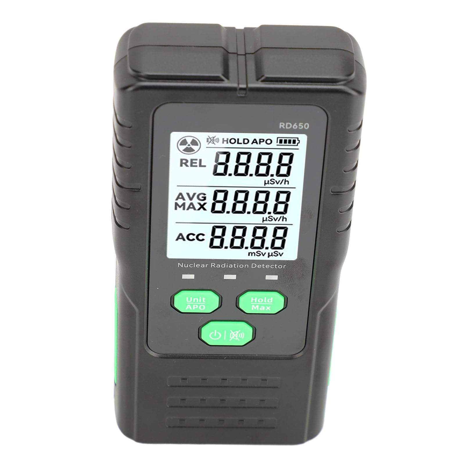 Nukleares Strahlungsdosimeter, Doppelalarmanzeige zur Strahlungsüberwachung, ABS-Material