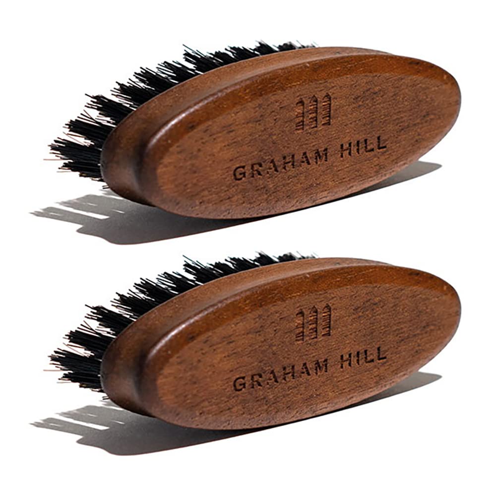 Graham Hill Brosse à barbe en poils de sanglier - Design compact