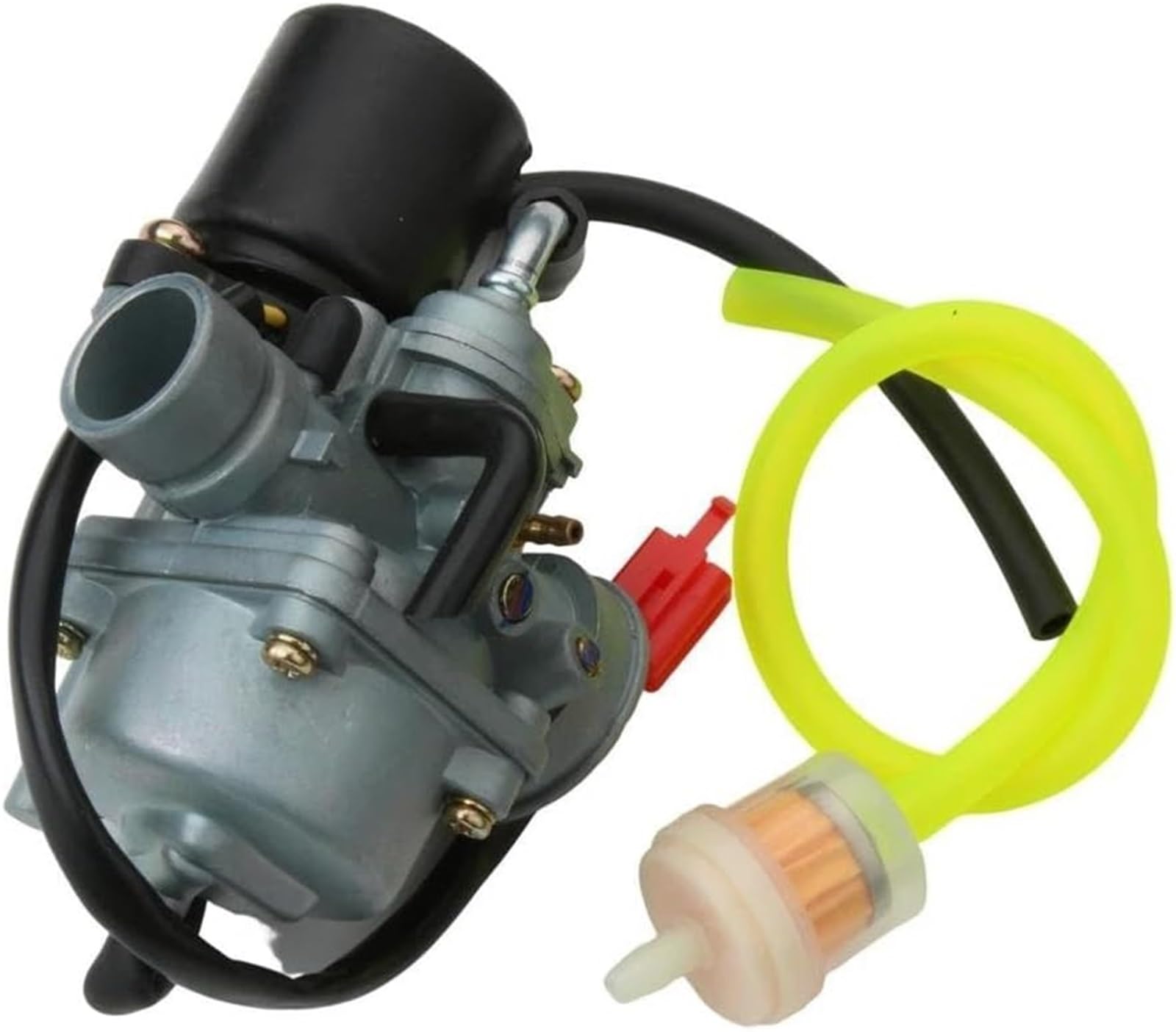 Genérico Carburador de desbrozadora Piezas de Motor Carburador para Peugeot 50 para Scooter Carburador de 19 mm Carburador