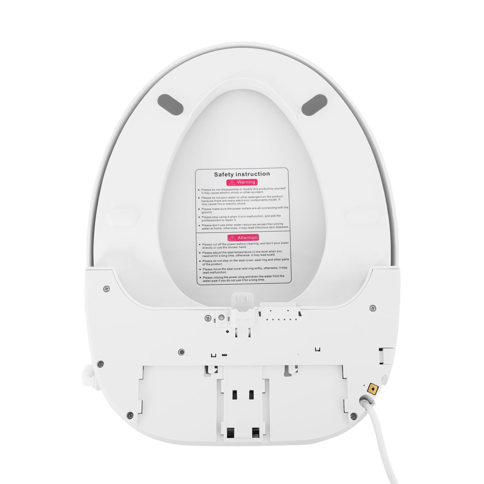 Deska sedesowa z bidetem, elektroniczna deska sedesowa Smart Bidet, lampka nocna, przyjazna dla środowiska, oszczędność energii, podgrzewane siedzisko, wiele funkcji czyszczenia