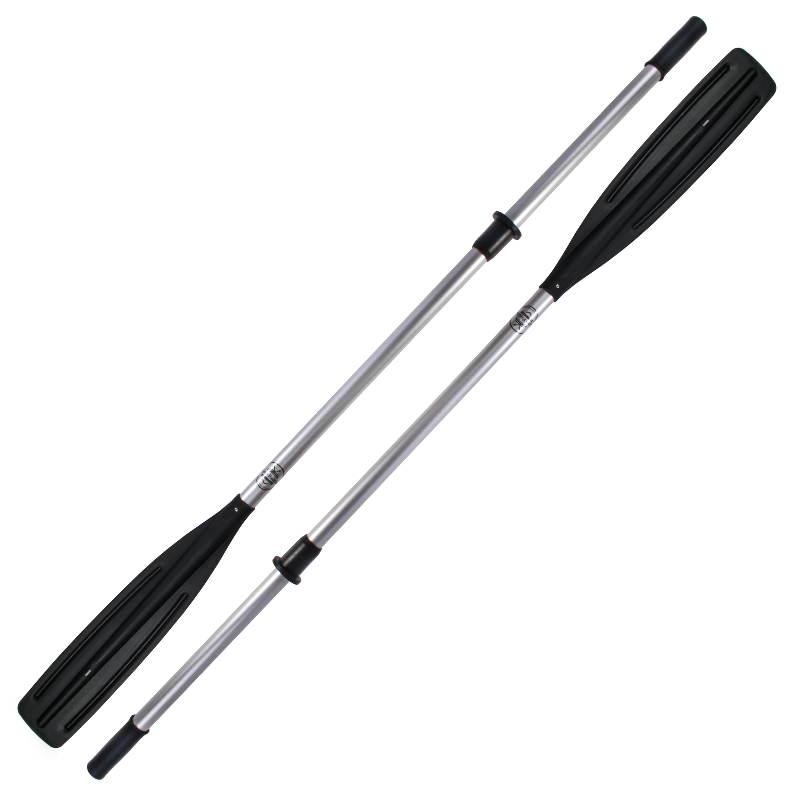 Aluminium Bootsruder Set John Paddle mit Manschette, Ruderdollen & Tasche – leicht & korrosionsbeständig, ideal für Ruder- & Freizeitboote