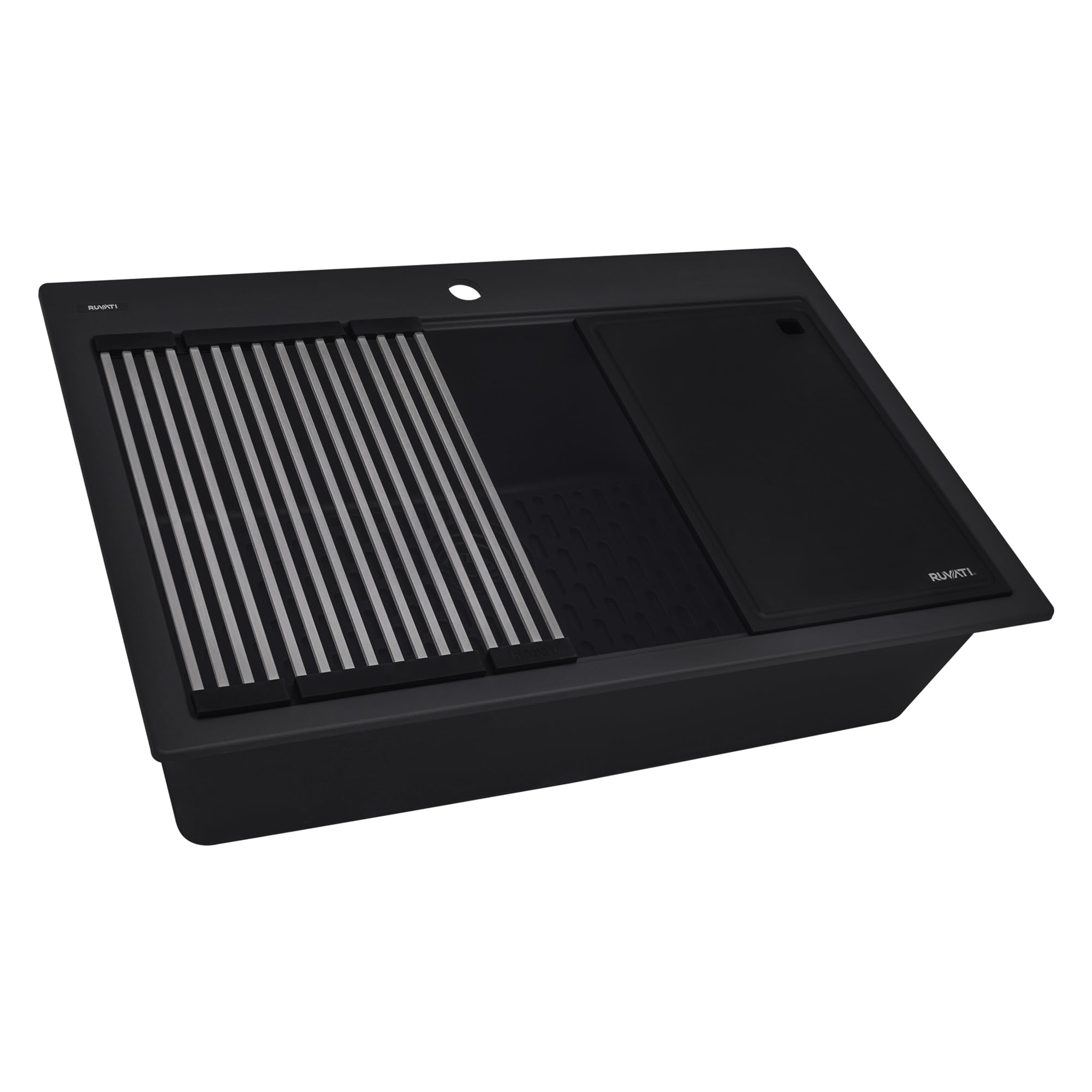 Amazon.com: Ruvati 33-inch Granite Composite Quartz Workstation