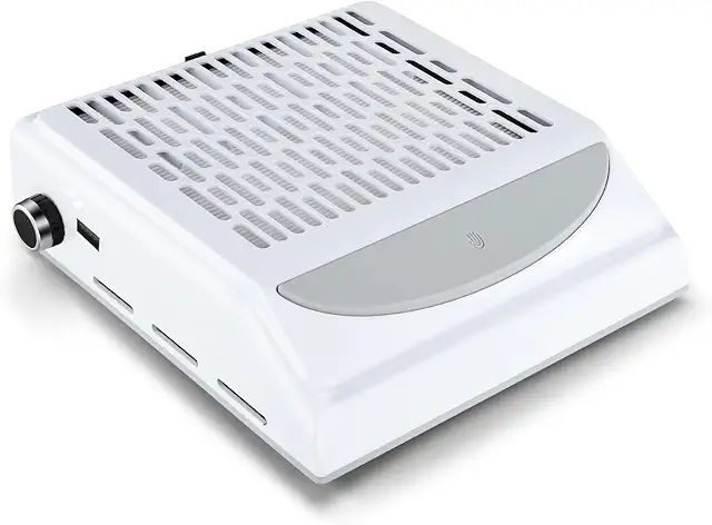 Aspirateur pour ongles professionnel 100W, réglable avec filtre réutilisable - Salon et maison