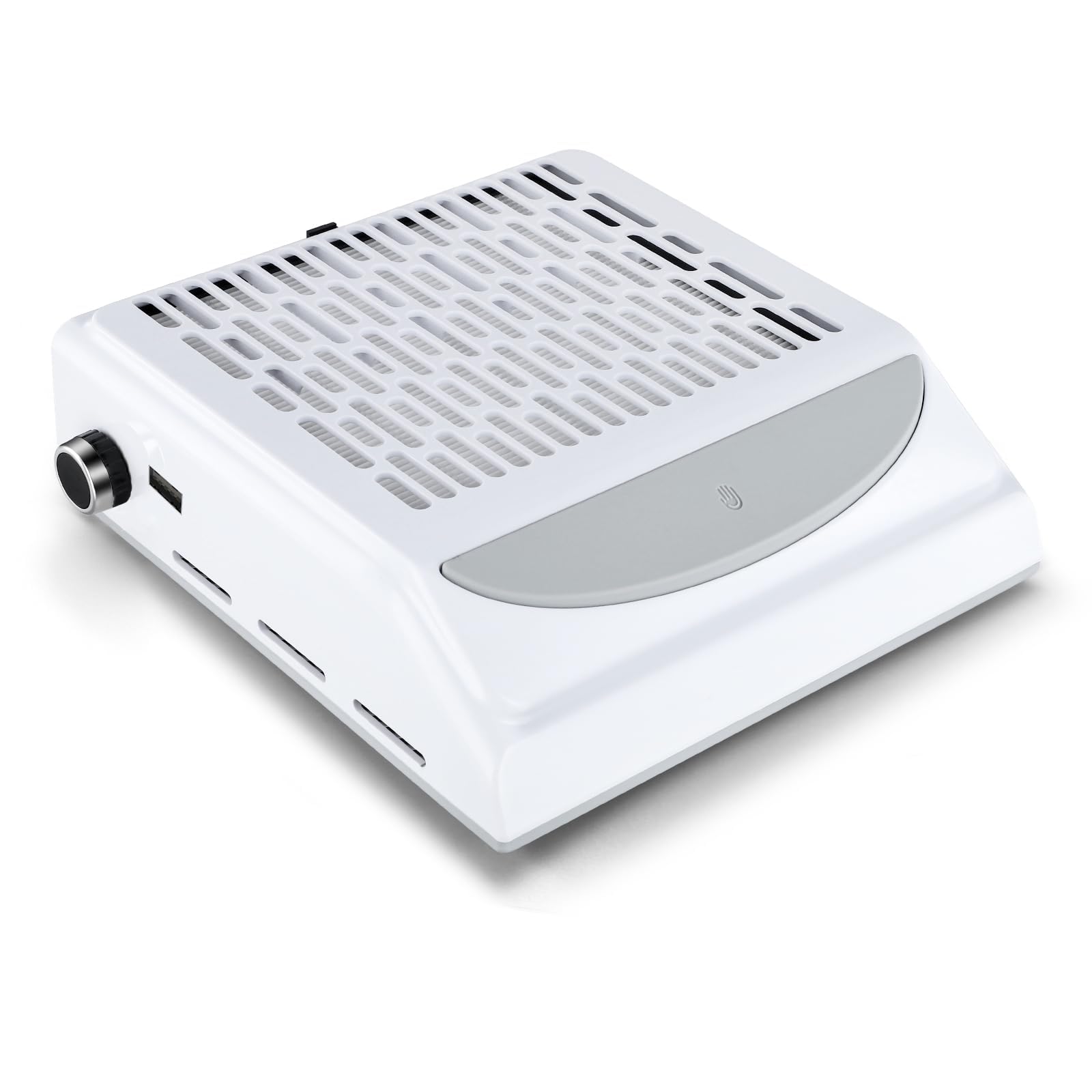 Aspirapolvere Professionale Nail Improvement 100w,Aspirapolvere Per Unghie Con Velocità E Intensità Di Aspirazione Regolabili,Filtro Riutilizzabile,Usb Per Ricarica Smartphone, Manicure Unghie (B)