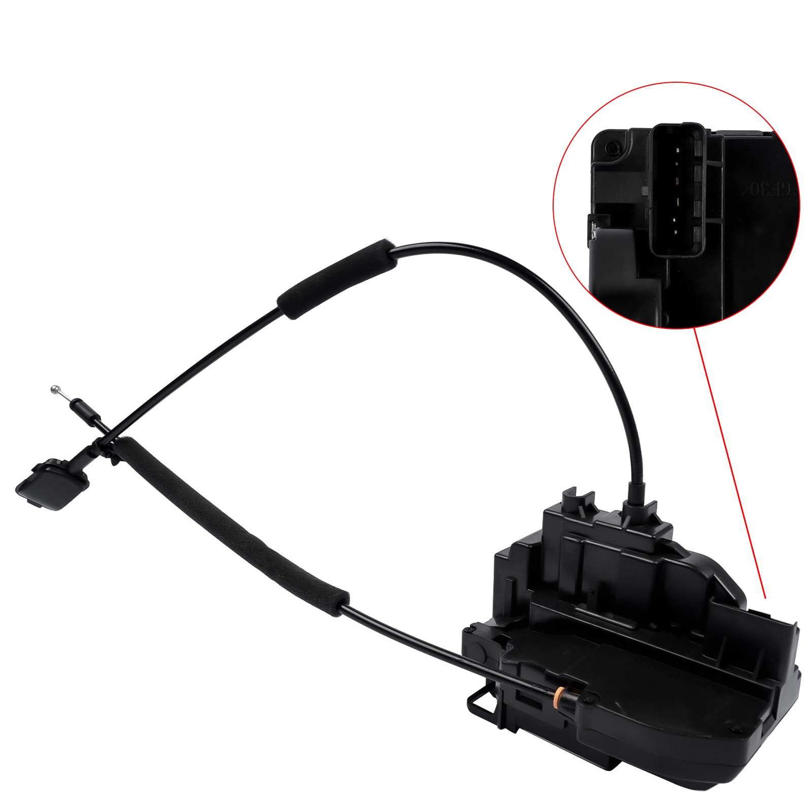 Attuatore serratura porta anteriore destra con 6 perni di ricambio per NV400 Master III Movano B 2.3 dCi 80502-00Q0K 80502-00Q1H 82502-00Q0D 4419257 4421454 93197290 805020009R