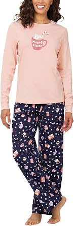 PajamaGram Flannel Pajamas Women - PJ Set Women, Novelty