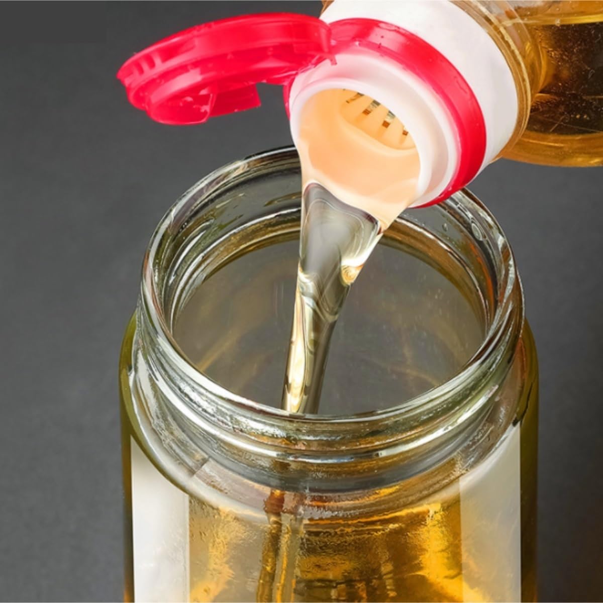 Dispenser per Salsa di Soia 2 Pezzi di Vetro A Prova di Perdite Pentola for Olio Cucina Famiglia Salsa di Soia Aceto Bottiglia A Prova di Perdite Serbatoio for Olio Contenitore Dell'olio