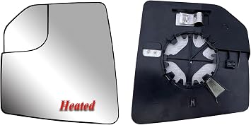 Replacement Driver Left Side Door Mirror Glass Heated with Blind Spot Glass for Ford F-150 fit year 2015 2016 2017 2018 2019 2020