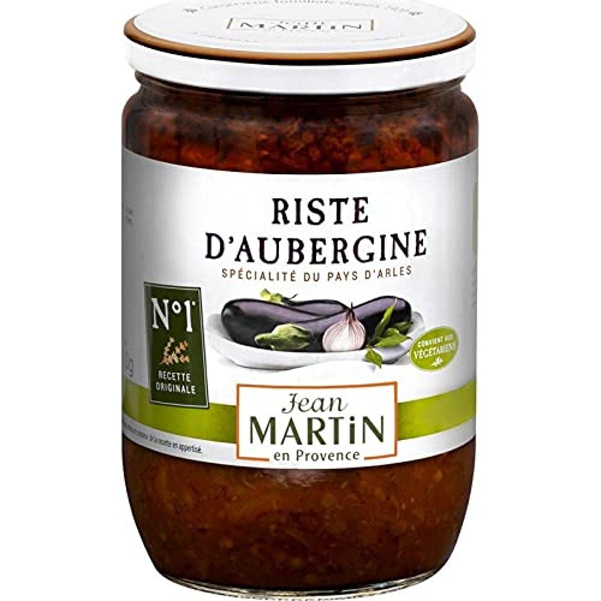 Riste d'aubergines JEAN MARTIN, 600g