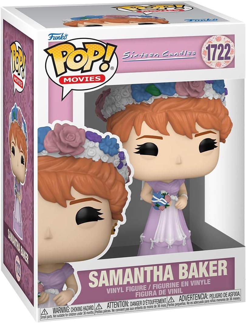 ¡ESTALLIDO! Películas: Dieciséis velas - Samantha Baker | Mercancía oficial de comedia - Figura de vinilo coleccionable para exhibición en estante - Idea de regalo de cumpleaños para fanáticos y coleccionistas