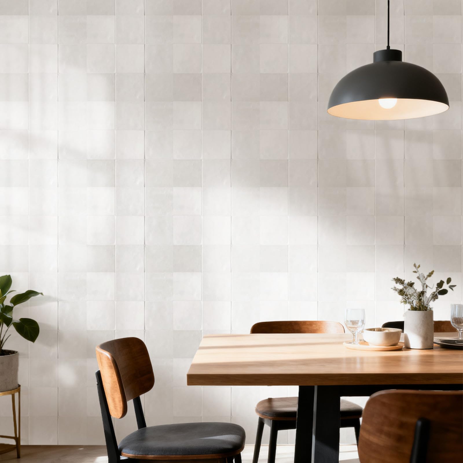 Piastrelle Adesive Cucina Modello Beige Pavimento pvc Adesivo Mobili Decorazioni Piastrelle Adesive Bagno Impermeabile Resistenza all'olio Mattonelle Adesive