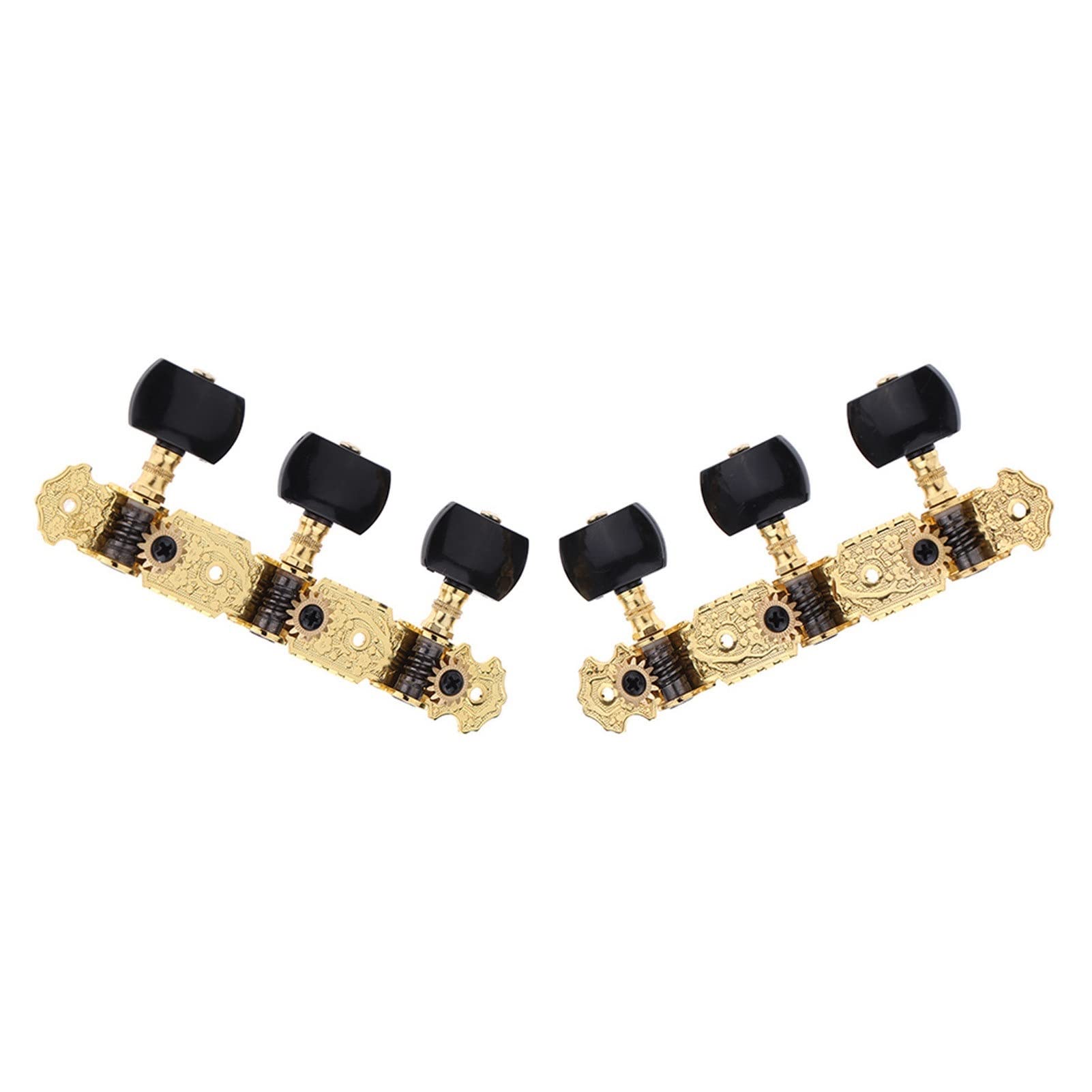 Tuner Mechaniken Knöpfe Guitar String Tuning Pegs 1 Paar 3 Maschinenkopf Gitarrenschnurstimmen Für Gitarre