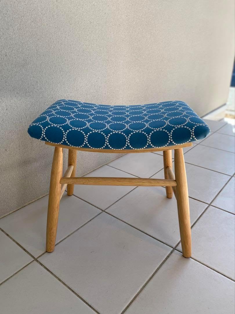 ミナペルホネン dop タンバリン 角脚 スツール 【イエローグレ