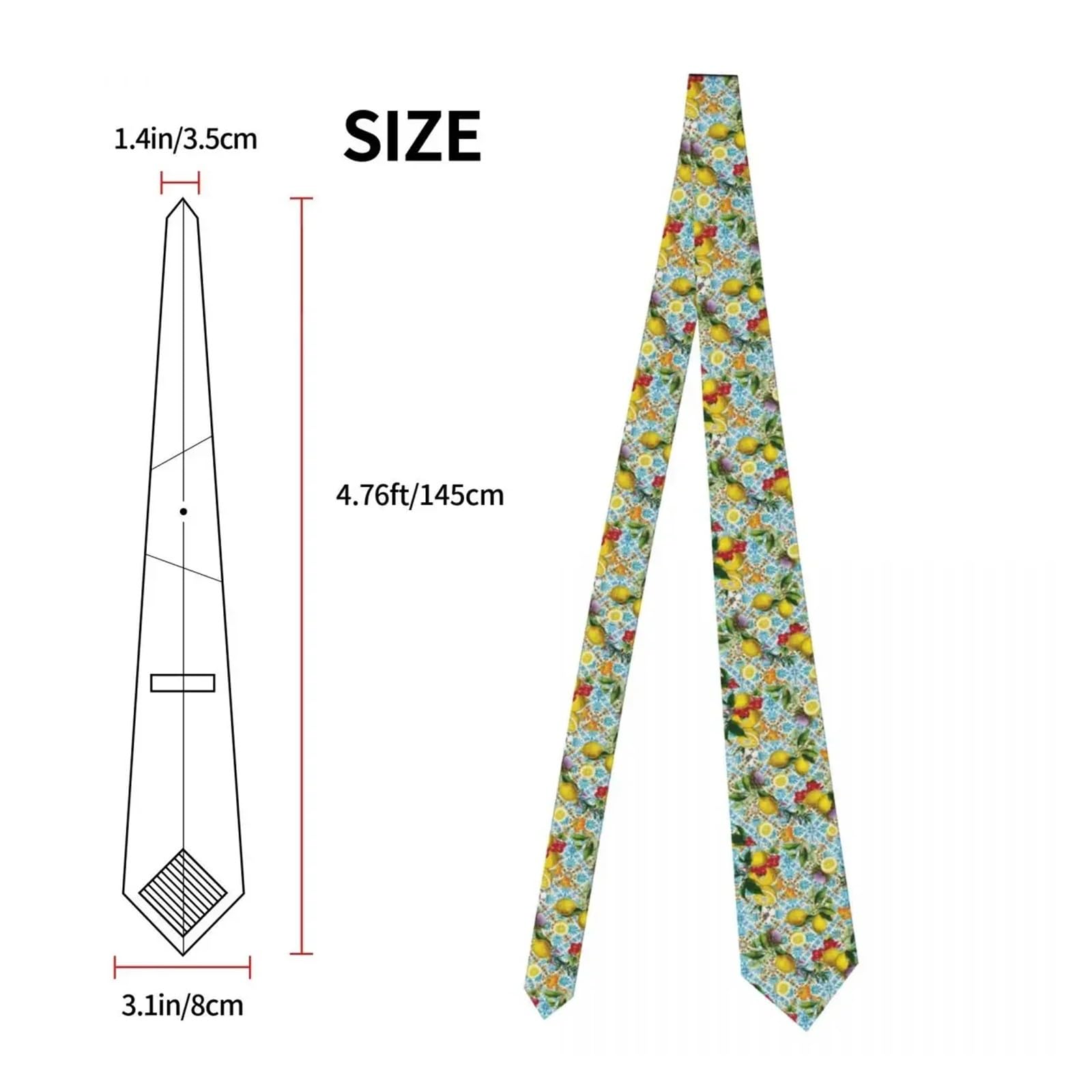 Corbatas Para Hombre Corbata romántica de azulejos for hombre, corbata seda con pintura for negocios Boda