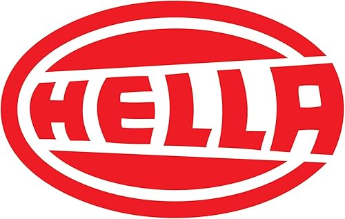 Vinyl Decal - Compatible with HELLA products (4"x2.5", Lime Green)