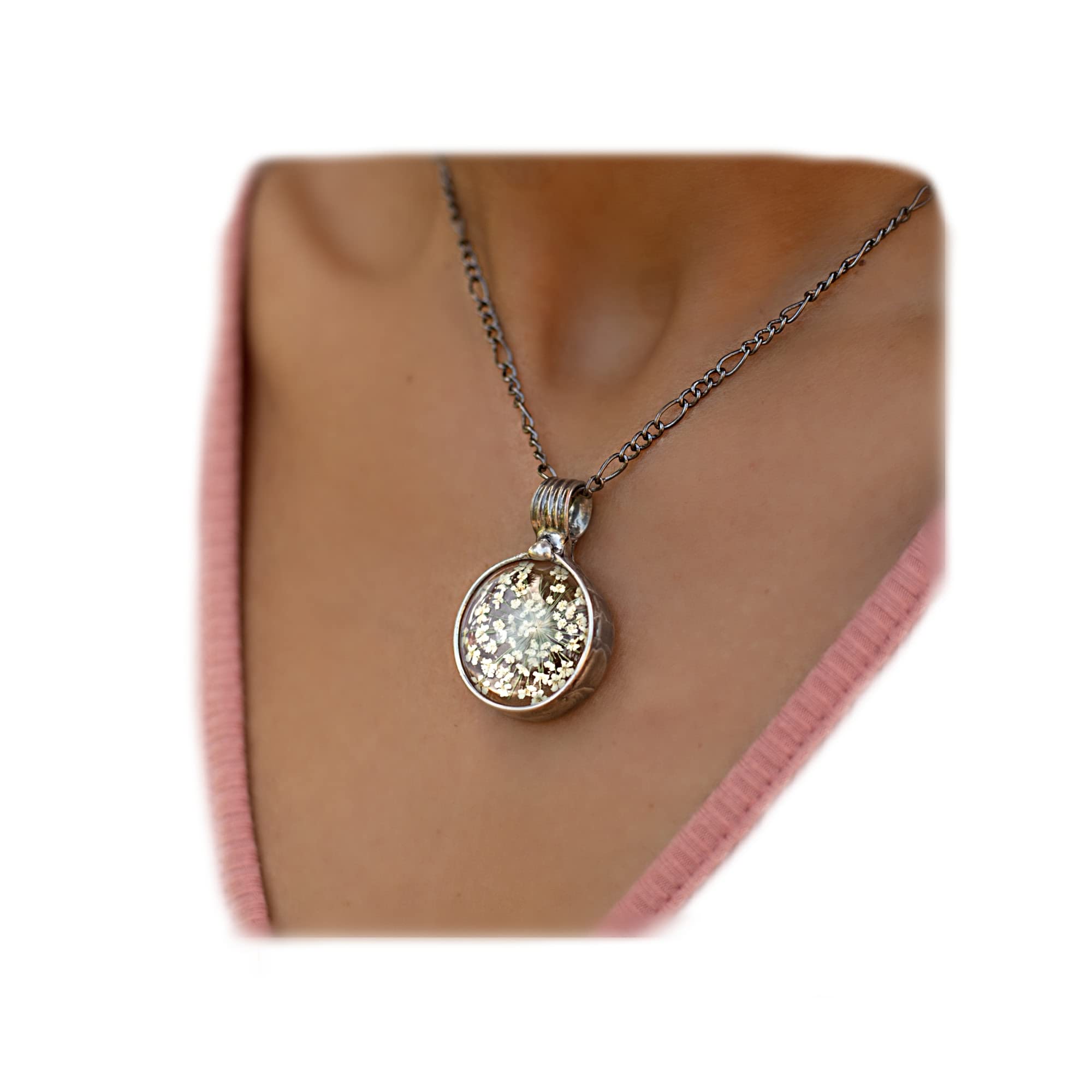 Real Flower Necklace