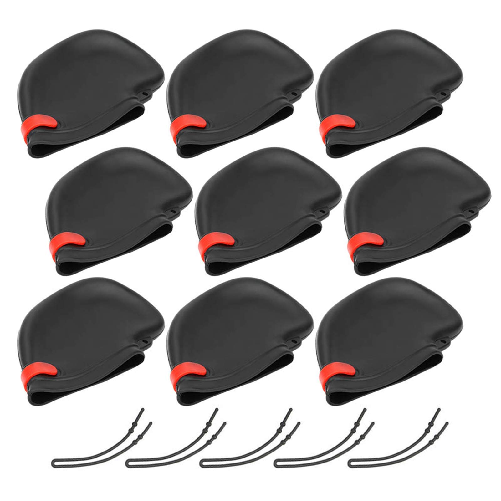 Face Saver Iron Covers, Club Head Cover Sets Club Iron Head Protector 9PCS Exquisite PVC Putter Putter Sets
