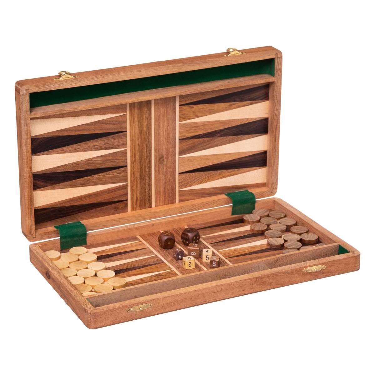 Atmosphera - Jeu Backgammon - Bois 36x40-5 cm