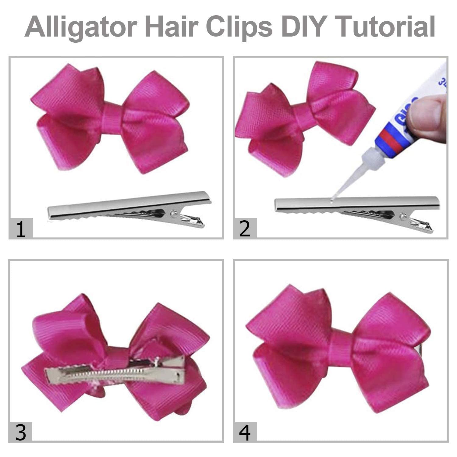 ayushicreationa Hair Styling Clips Professional Steel Sectioning Hair Clips for Salon and Women Girls Accessories (Small) 4