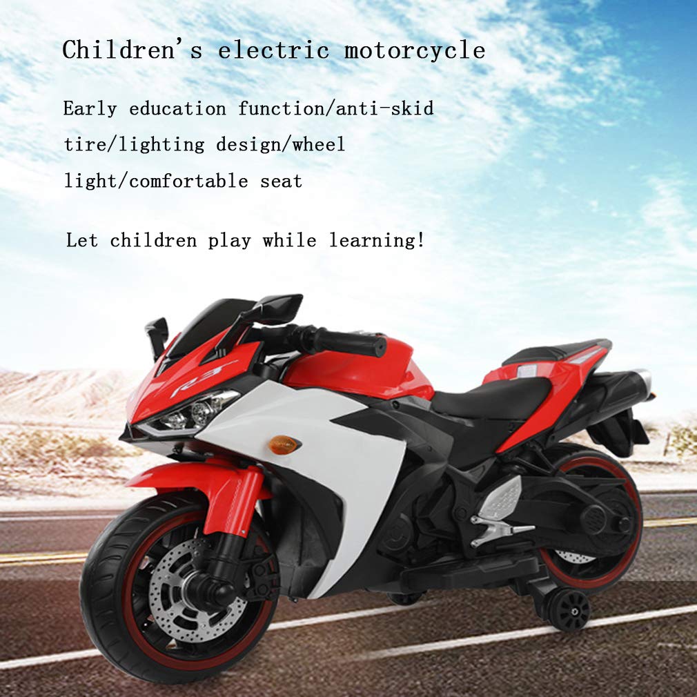 Amazon.co.jp: 子供用電動バイク、12V 7A子供用電動乗馬玩具電動