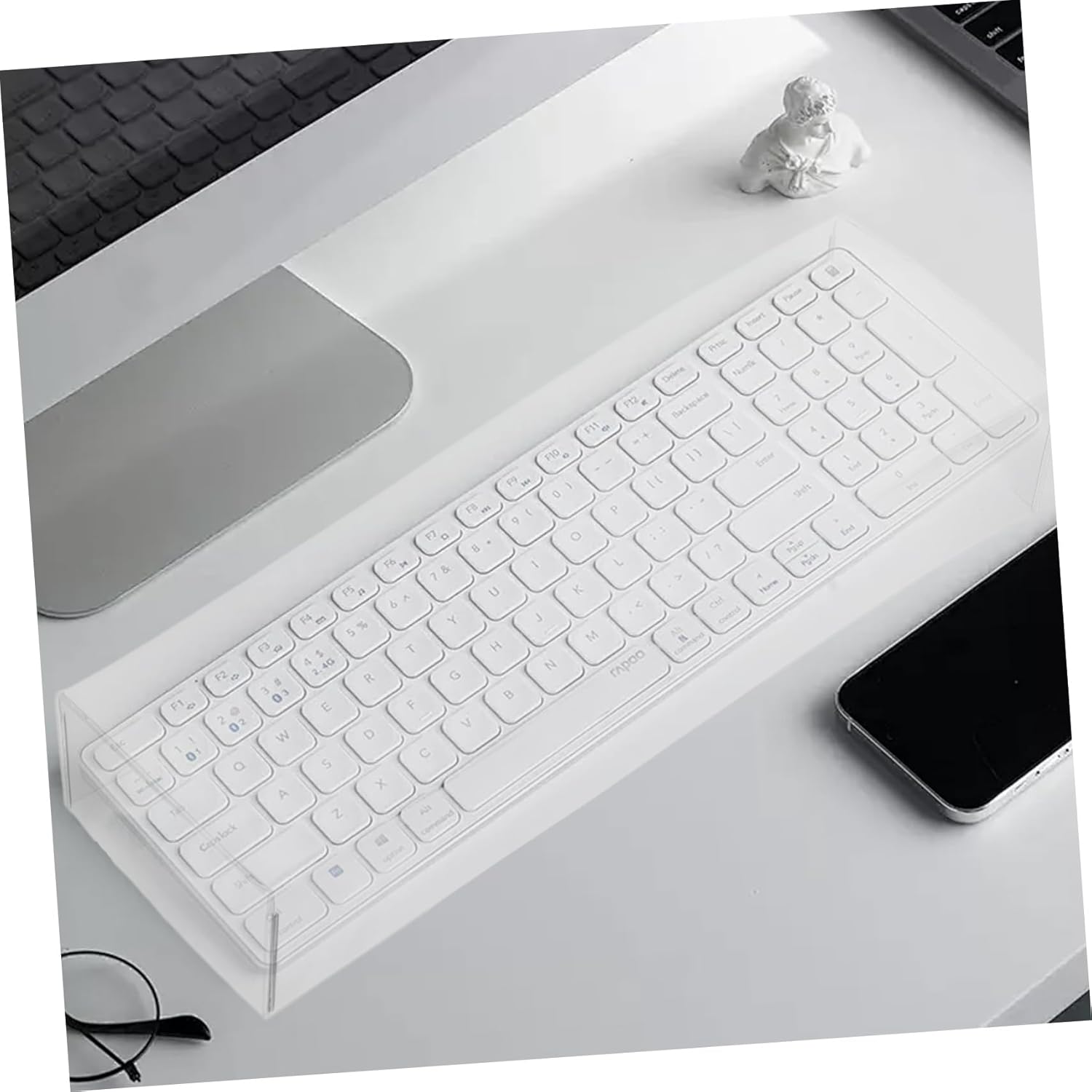 Acrylic Keyboard Dust Cover Transparent Mechanical Keyboard Protector for Gaming and Home Use