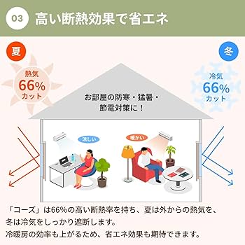 Amazon｜ピアリビング コーズ 防音カーテン 遮光 断熱 日本製