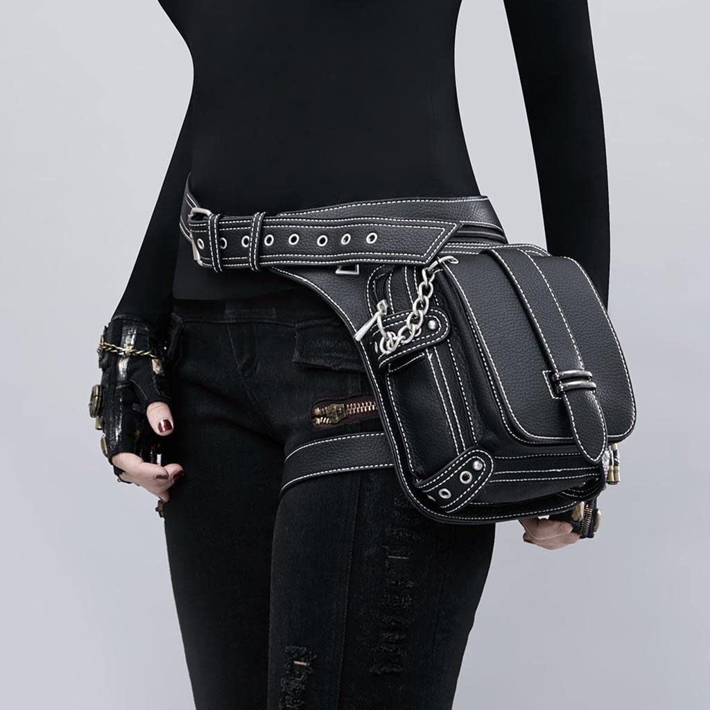 Enakshi® Travel Sport Waist Fanny Pack Steampunk Multi-Functional Drop Leg Waist Bag|Clothing, Shoes & Accessories | Womens Handbags & Bags-image-15