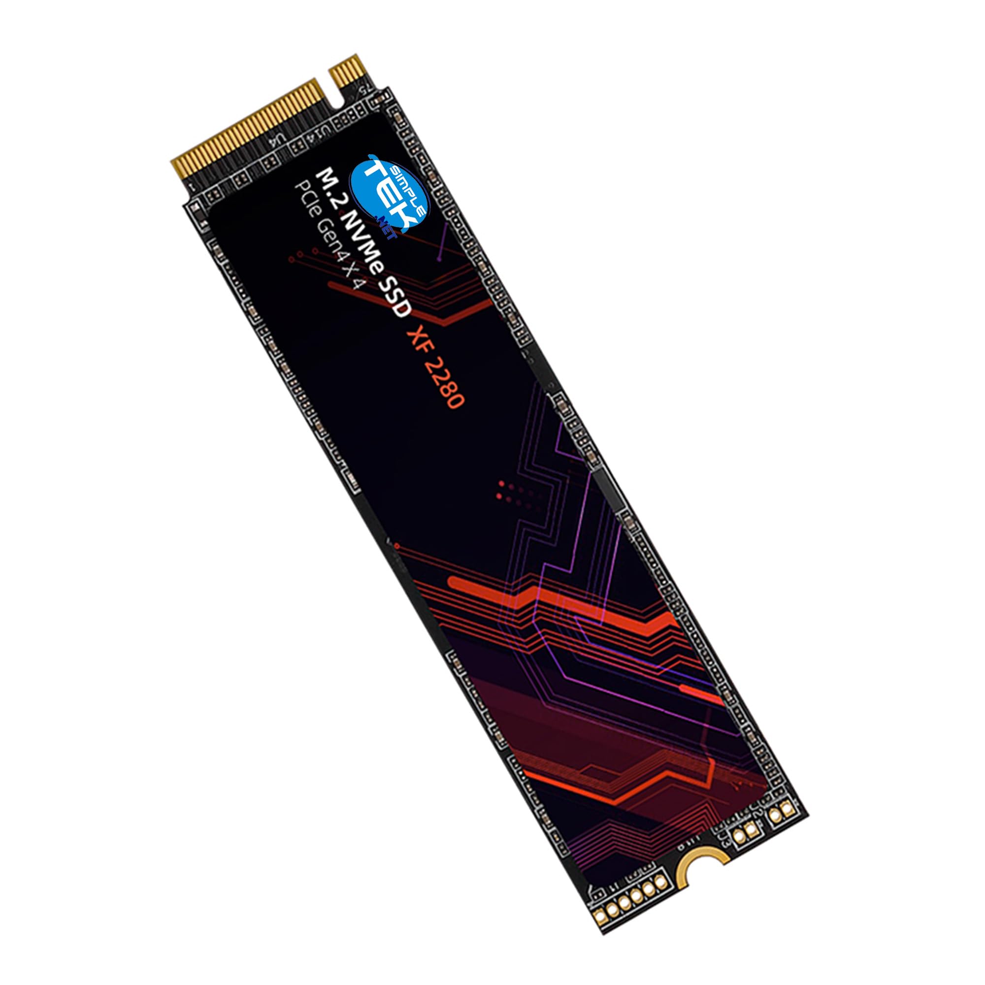 SIMPLETEK - SSD - Disco de estado sólido M.2 NVMe PCIe Gen 4x4 de 256 GB - Formato 2280, de alta velocidad para portátiles, ordenadores de sobremesa y consolas