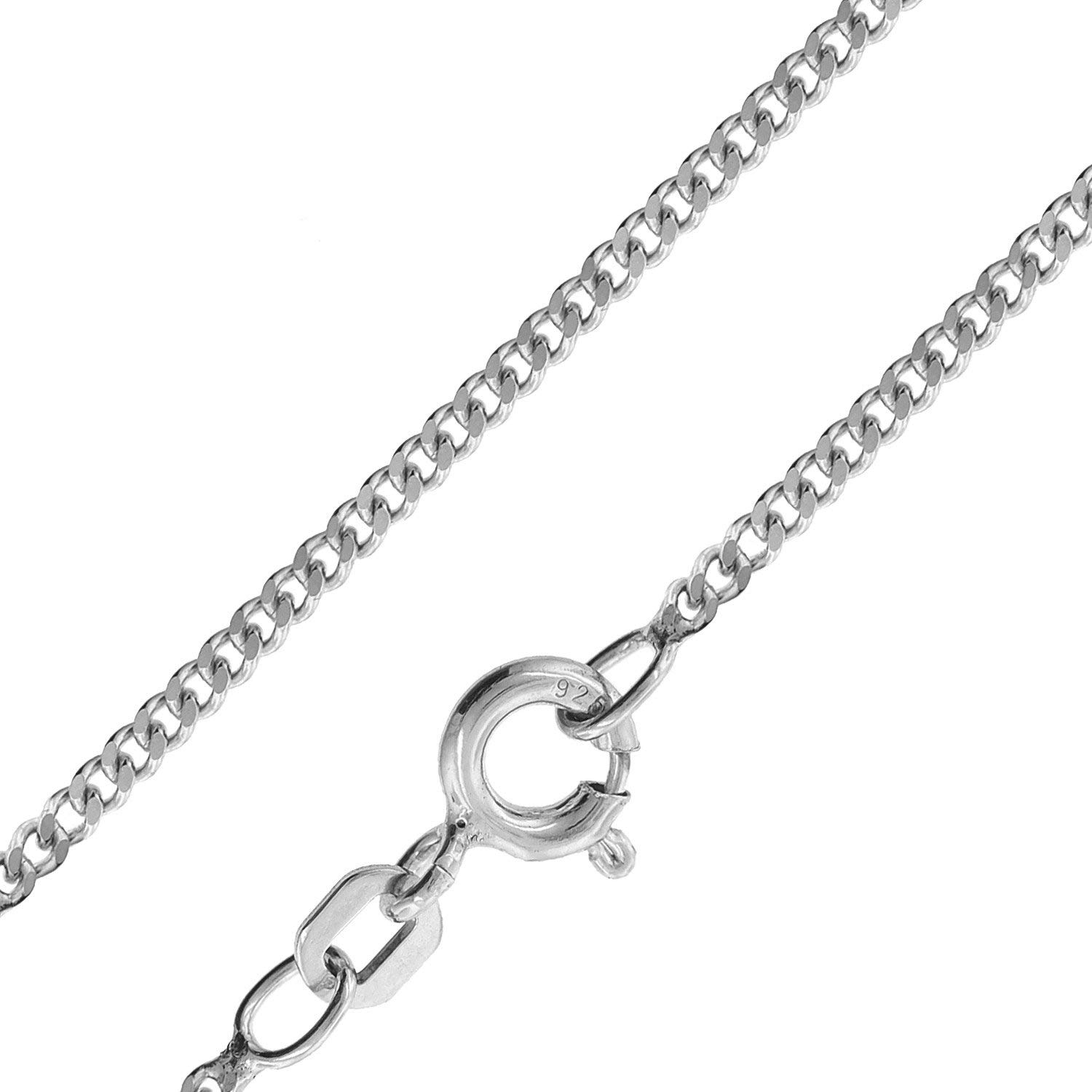 trendor Herren-Halskette Mit Kreuz 925 Silber Rhodiniert 28408 | zeitloses Schmuckstück für Männer, modisches Accessoire